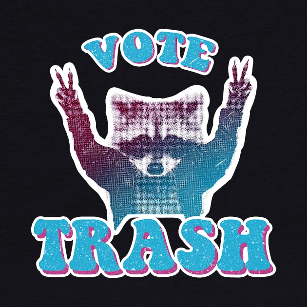 Vote trash panda raccoon by GriffGraphics